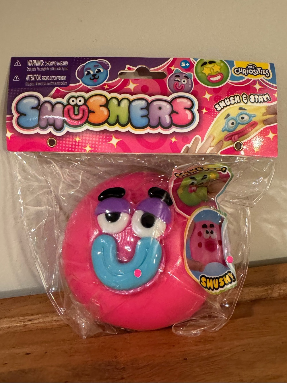 ORB Curiosities Smushers Squeeze - Pink Face